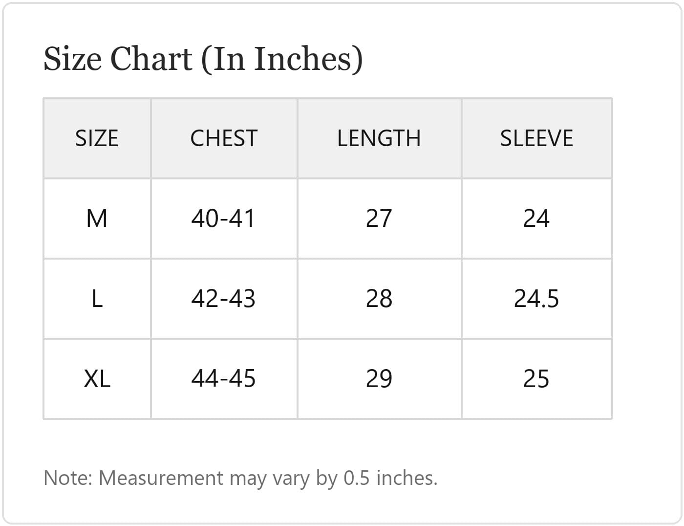 Cable Knit Sweater - Cream Brown size chart
